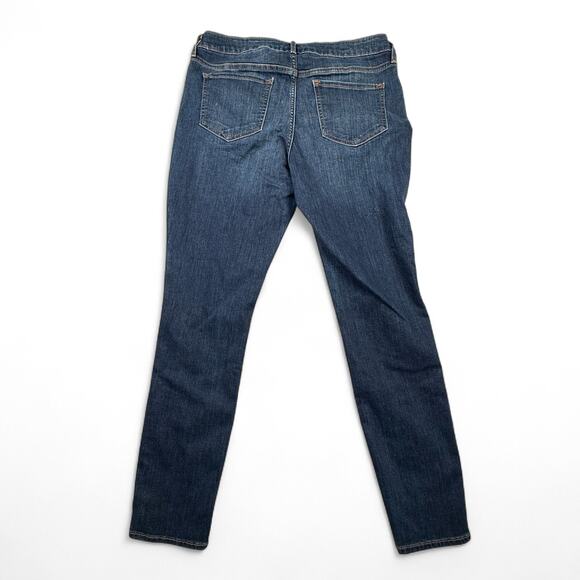 Old Navy The Rockstar Skinny Jeans Distressed Denim Indigo Women's 14 - Picture 2 of 7